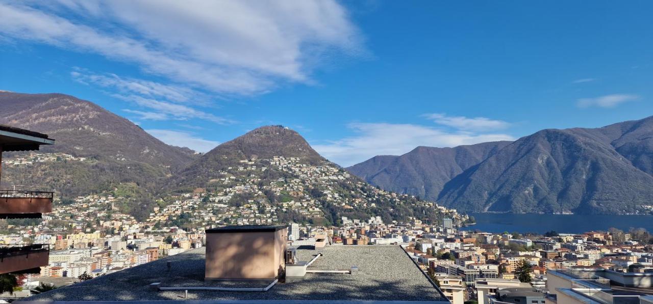 Lugano Lakeview Apartment Private Parking & Self Check-In 외부 사진