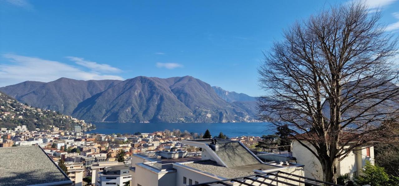 Lugano Lakeview Apartment Private Parking & Self Check-In 외부 사진