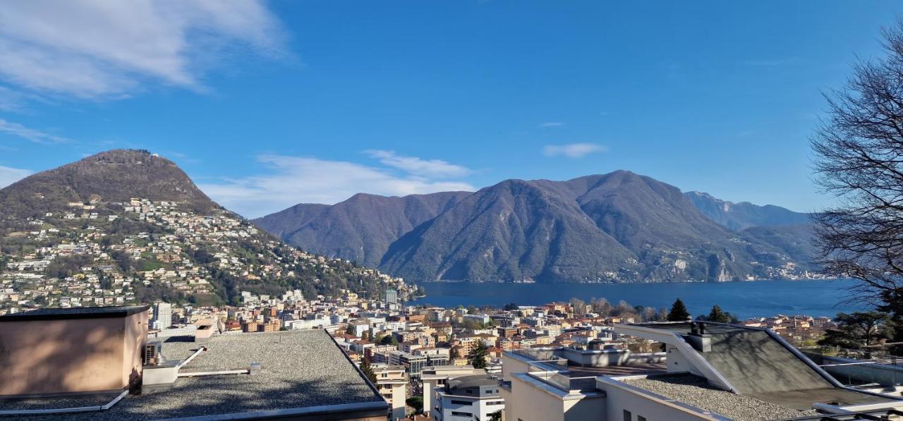 Lugano Lakeview Apartment Private Parking & Self Check-In 외부 사진