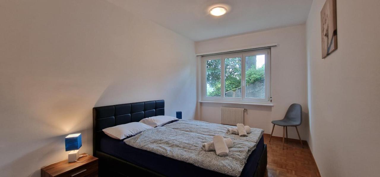 Lugano Lakeview Apartment Private Parking & Self Check-In 외부 사진